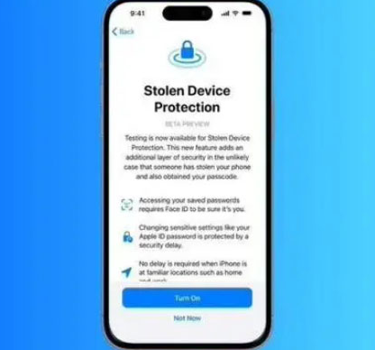 德令哈苹果授权维修店分享被盗设备保护功能开启方法 