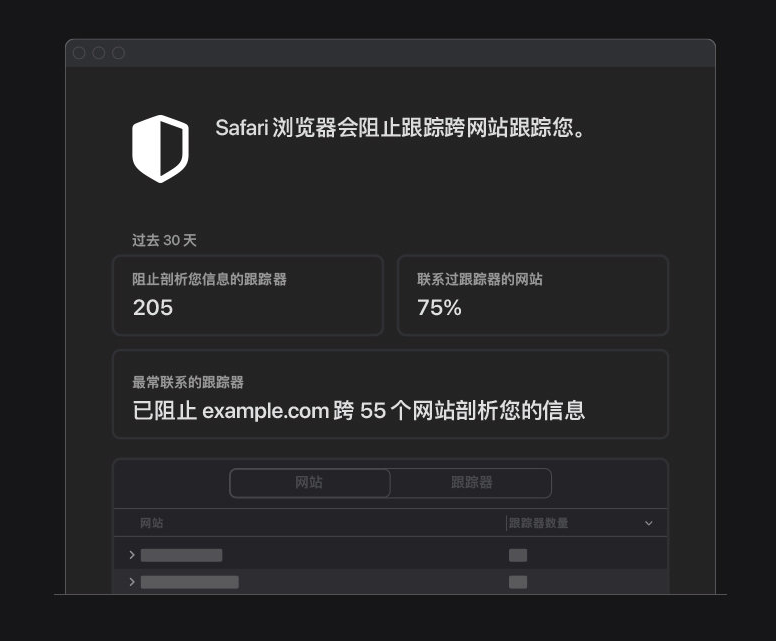 德令哈苹果手机维修分享如何在 Safari 浏览器中查看和打开隐私报告 